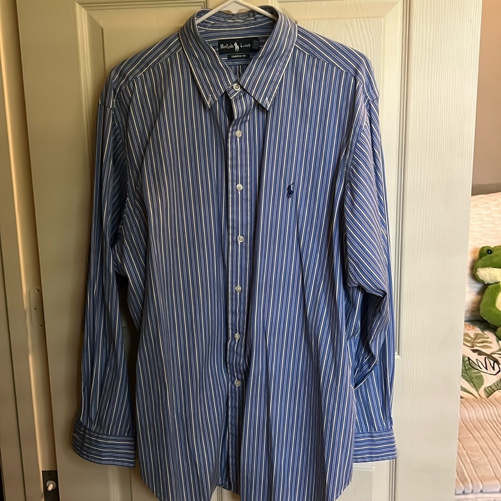 Gently used button down